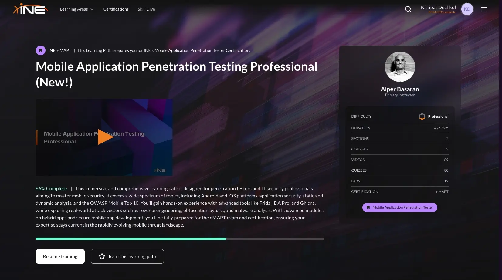 Featured image for [Review] eMAPT 2025 - Mobile Penetration Testing Certification That Updated Their Exam Format Right After I Purchased the Course