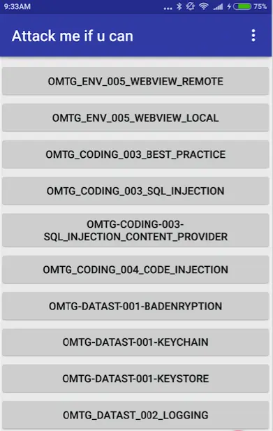 MASTG Hacking Playground - OWASP Mobile Application Security Testing Guide practice environment