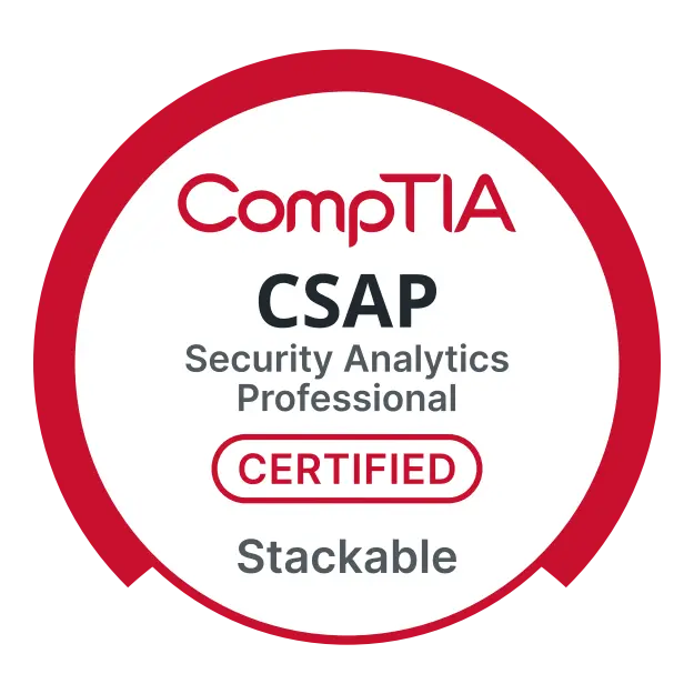CompTIA Certified Security Analytics Professional (CSAP) logo